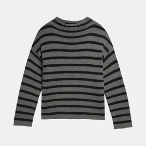 Demy Lee Lamos Rollneck cotton striped sweater NWT